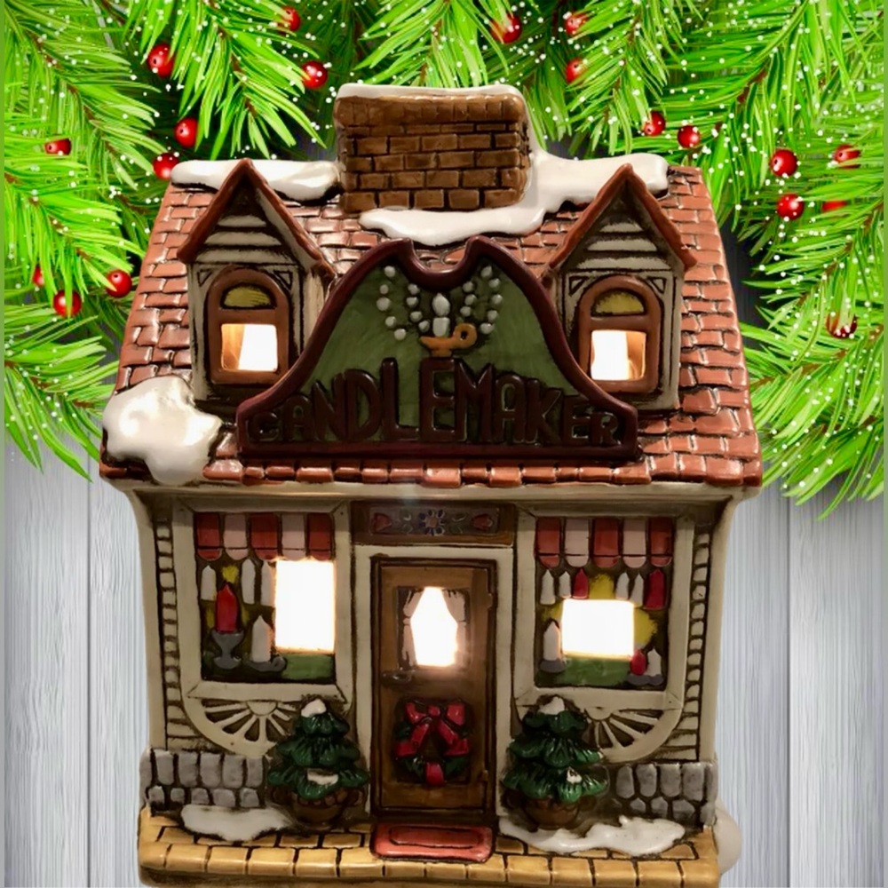 Lefton Colonial Village 1990 Candlemaker *Retired*